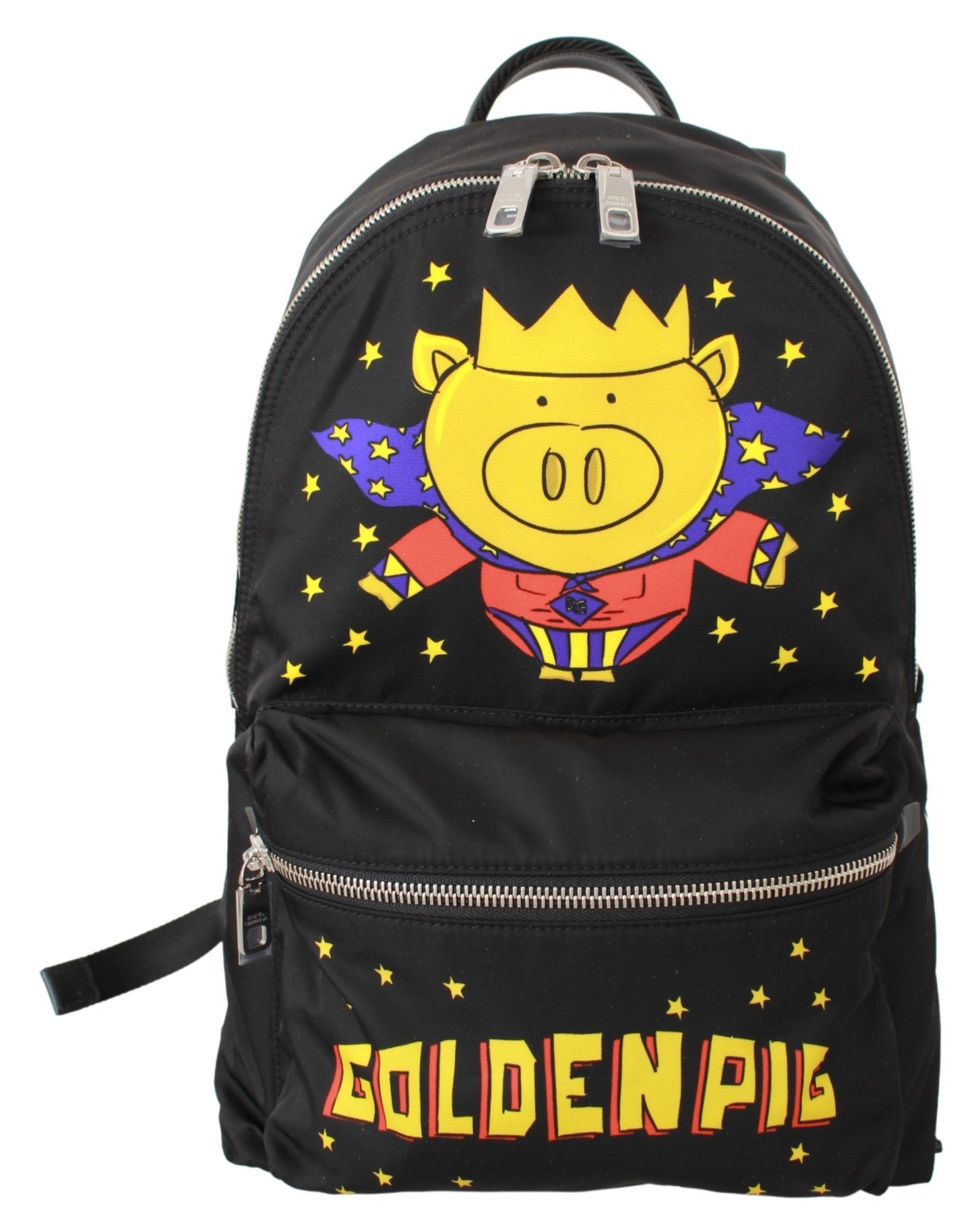 Dolce & Gabbana Goldenes Schwein-Motiv Luxe-Rucksack