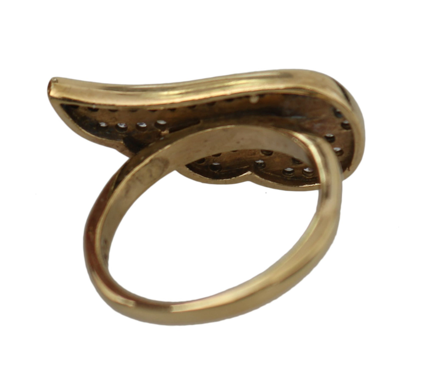 Nialaya Eleganter Ring mit Goldkristallen verziert