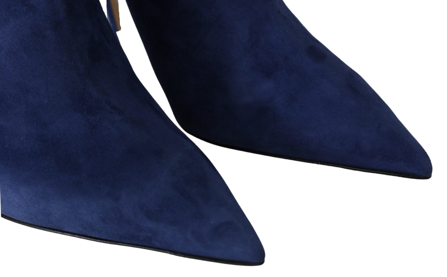 Jimmy Choo Pop Blaue Kristall-Riemen-Stiefel mit Absatz