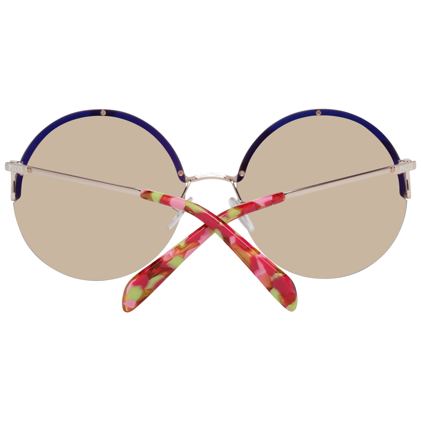 Emilio Pucci Rose Gold Frauen Sonnenbrille