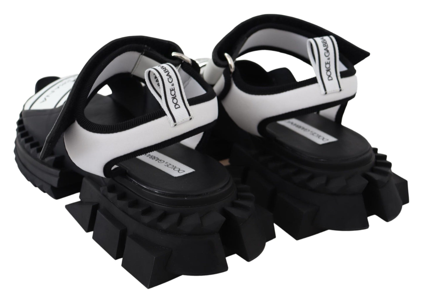 Dolce & Gabbana Super King Slider-Sandalen in Monochrom