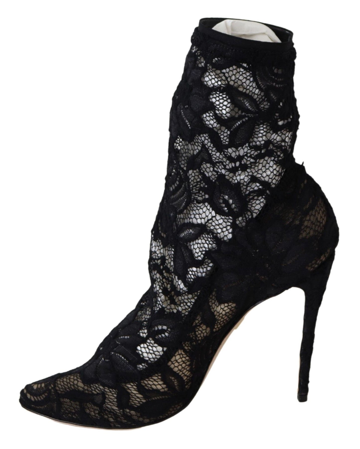 Dolce & Gabbana Schwarze Spitze Taormina Pumps Elegance Unleashed