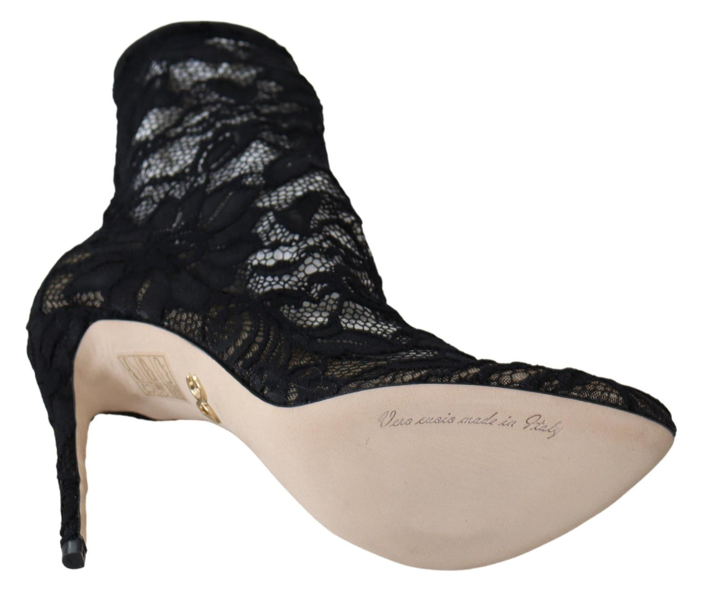 Dolce & Gabbana Schwarze Spitze Taormina Pumps Elegance Unleashed