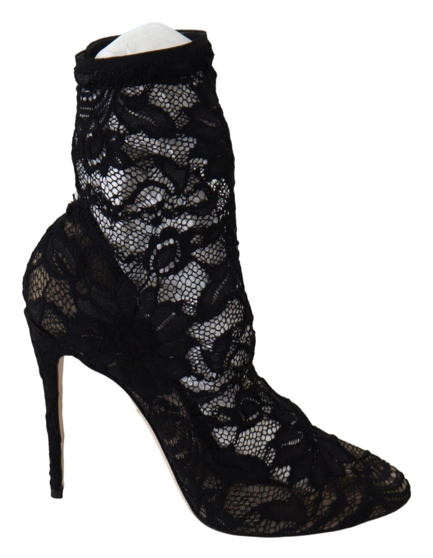 Dolce & Gabbana Schwarze Spitze Taormina Pumps Elegance Unleashed