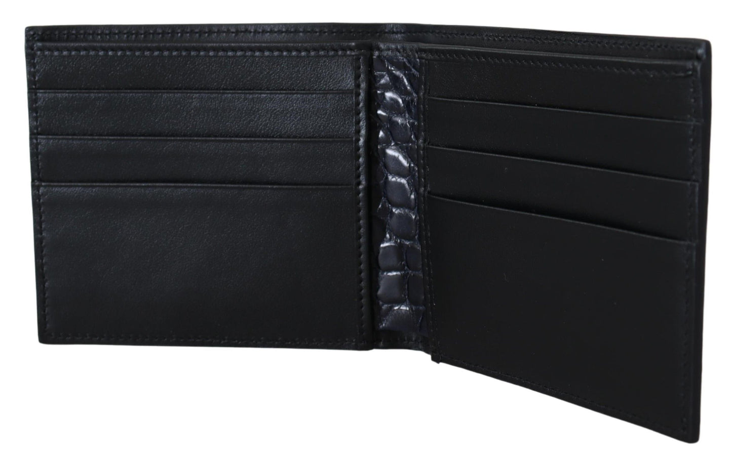 Dolce & Gabbana Elegantes Exotenleder Bifold Wallet