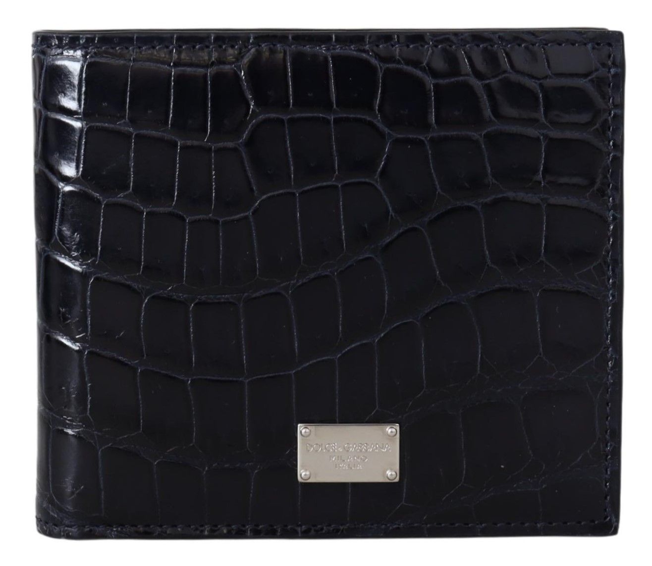 Dolce & Gabbana Elegantes Exotenleder Bifold Wallet