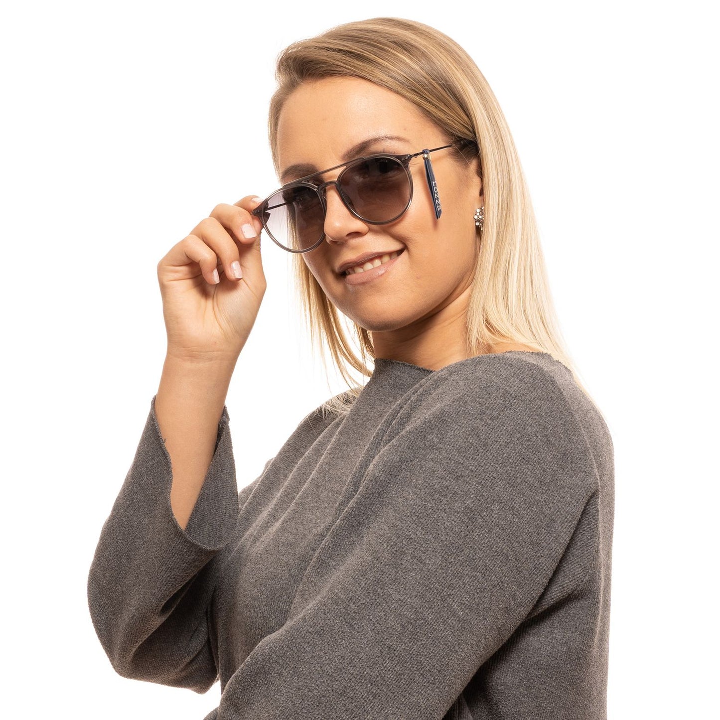 Lozza Graue Unisex-Sonnenbrille