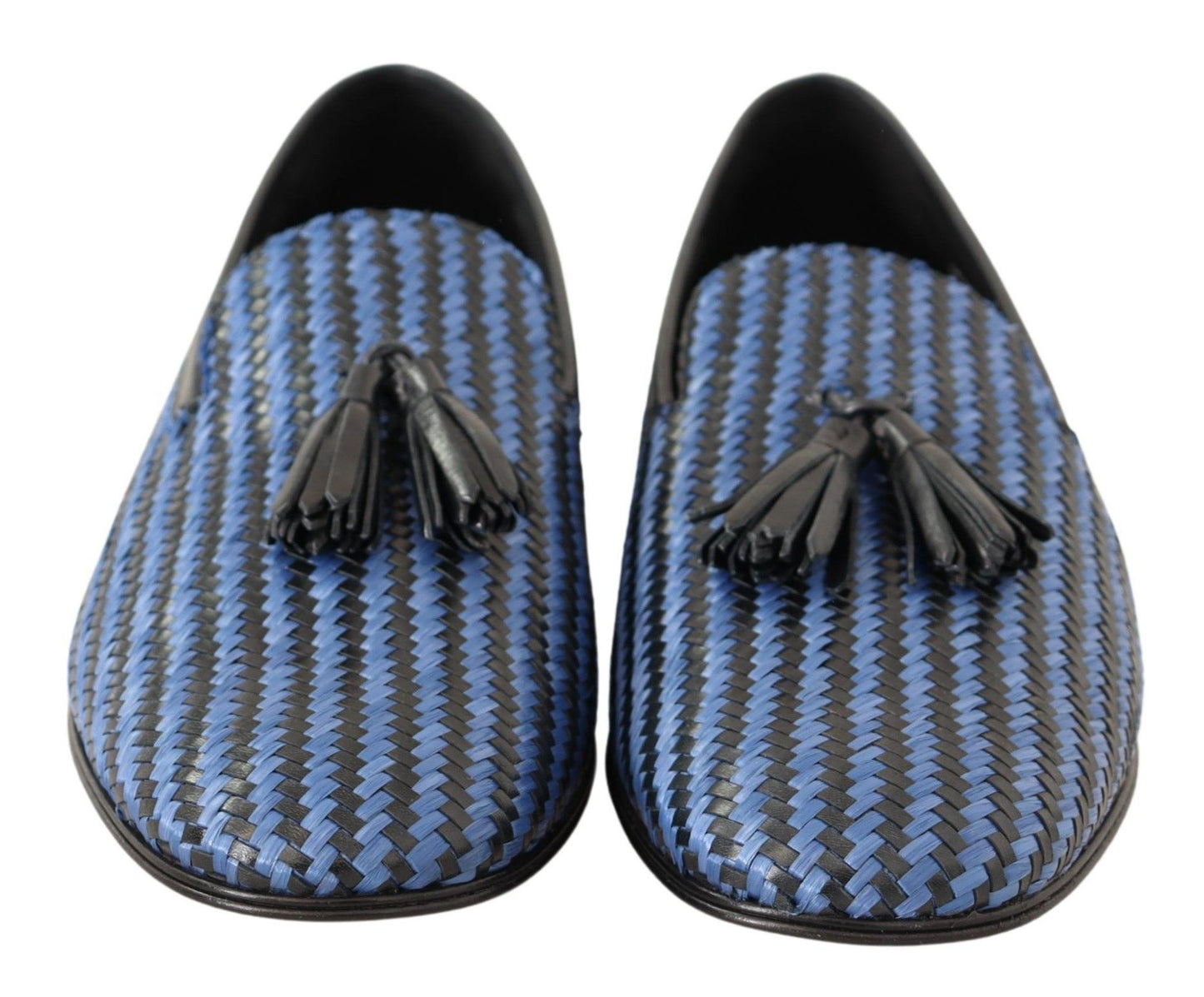 Dolce & Gabbana Elegante Loafers aus gewebtem Leder