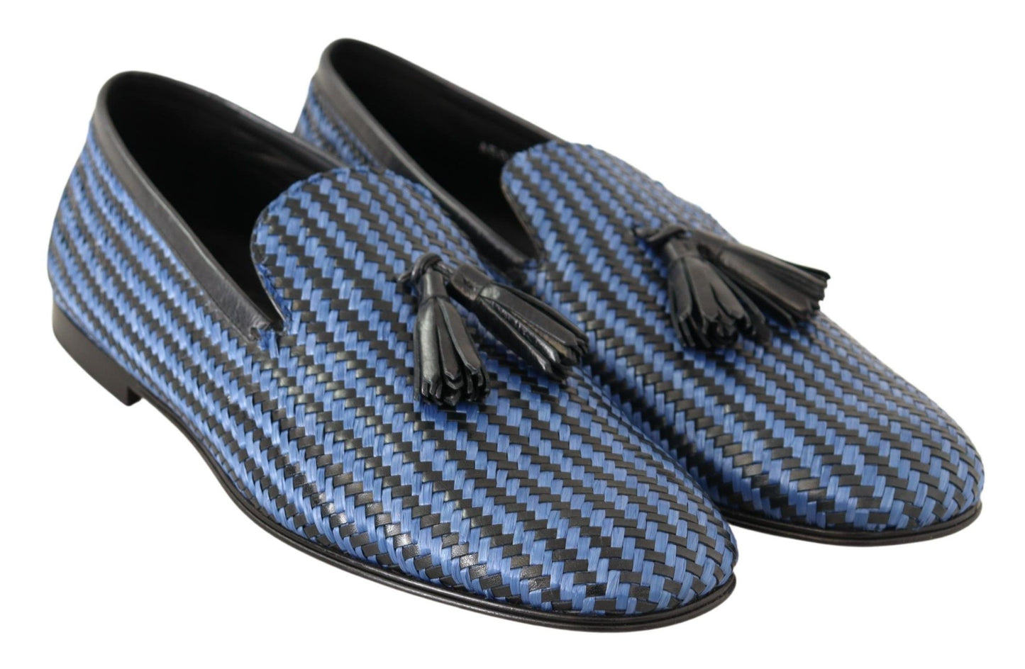 Dolce & Gabbana Elegante Loafers aus gewebtem Leder