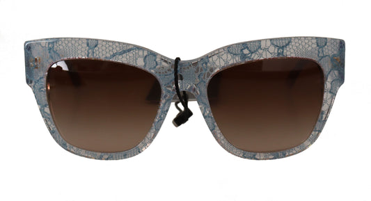 Dolce & Gabbana Elegante Sizilianische Spitze Damen-Sonnenbrille