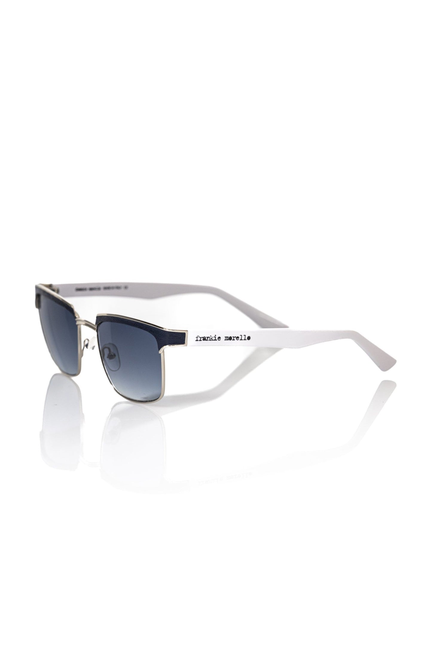 Frankie Morello Schwarz Metallic Männer Sonnenbrille