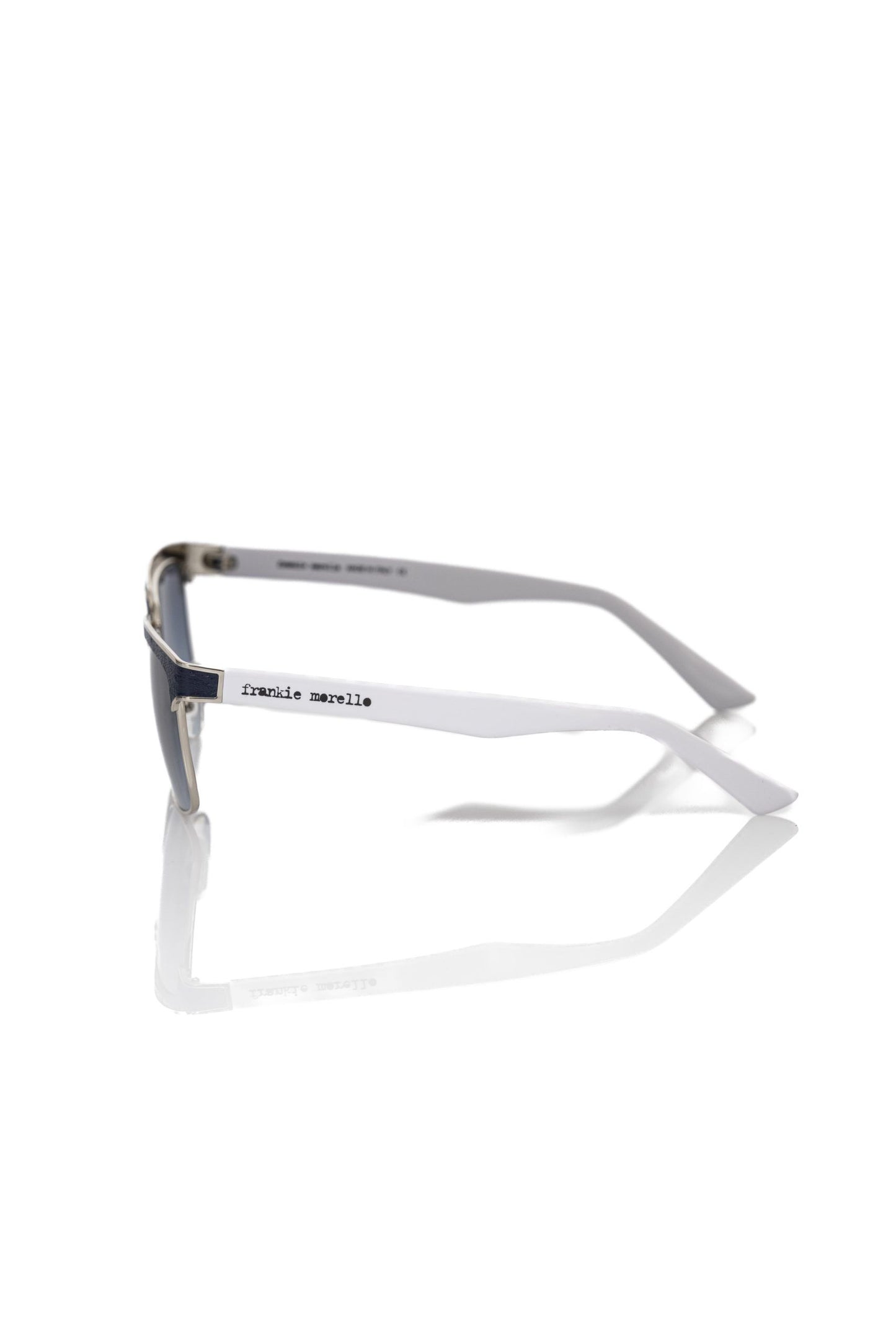 Frankie Morello Schwarz Metallic Männer Sonnenbrille