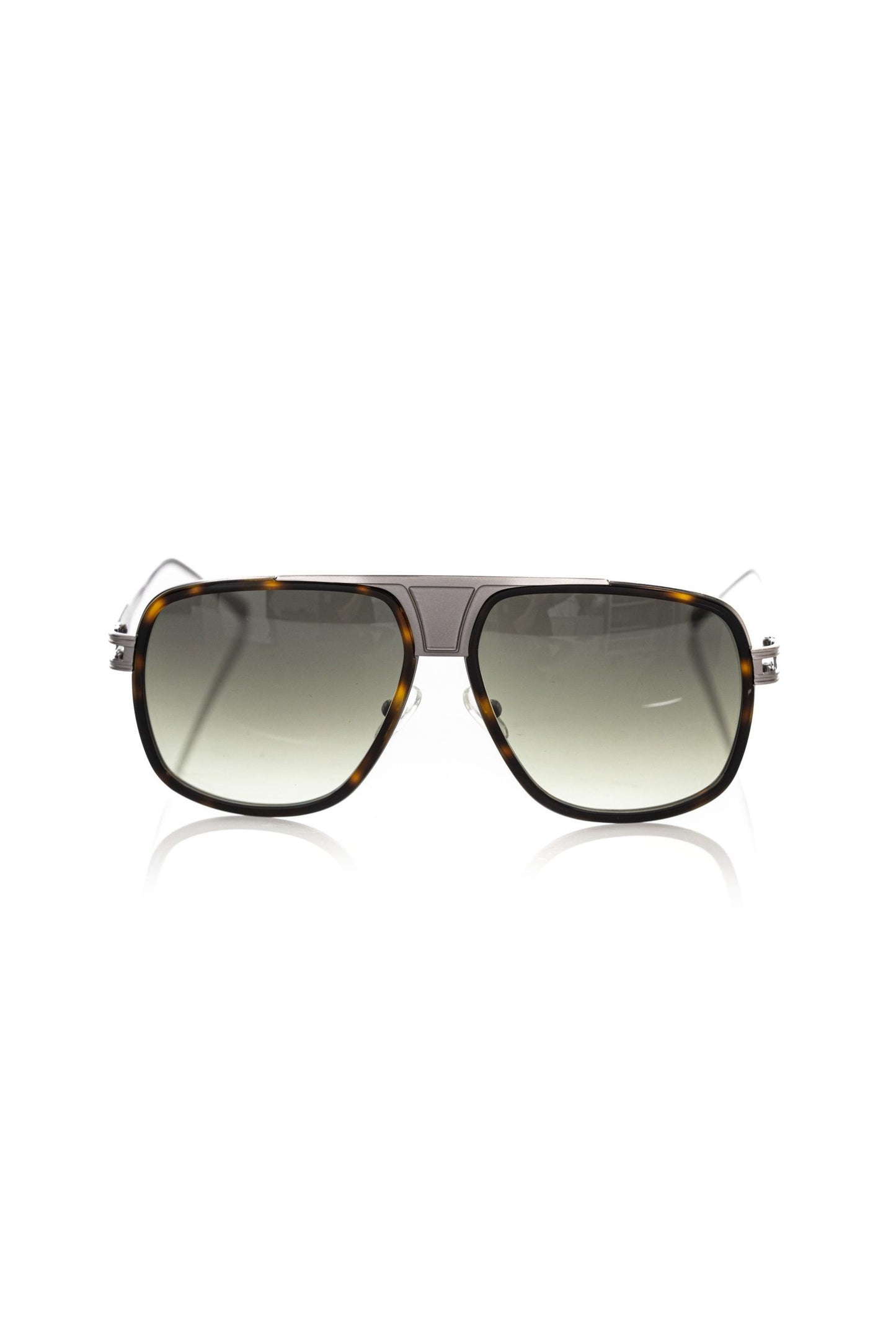 Frankie Morello Braun Metallic Fiber Männer Sonnenbrille