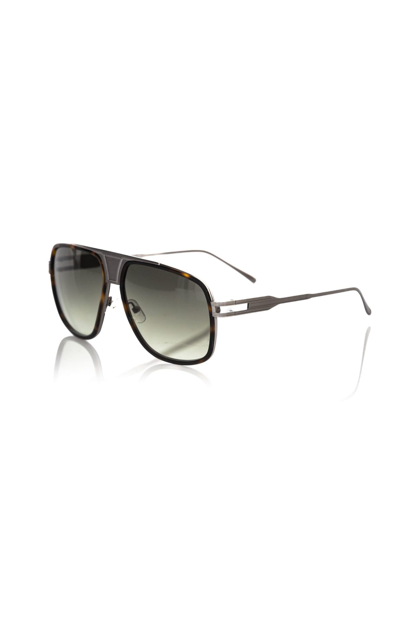 Frankie Morello Braun Metallic Fiber Männer Sonnenbrille