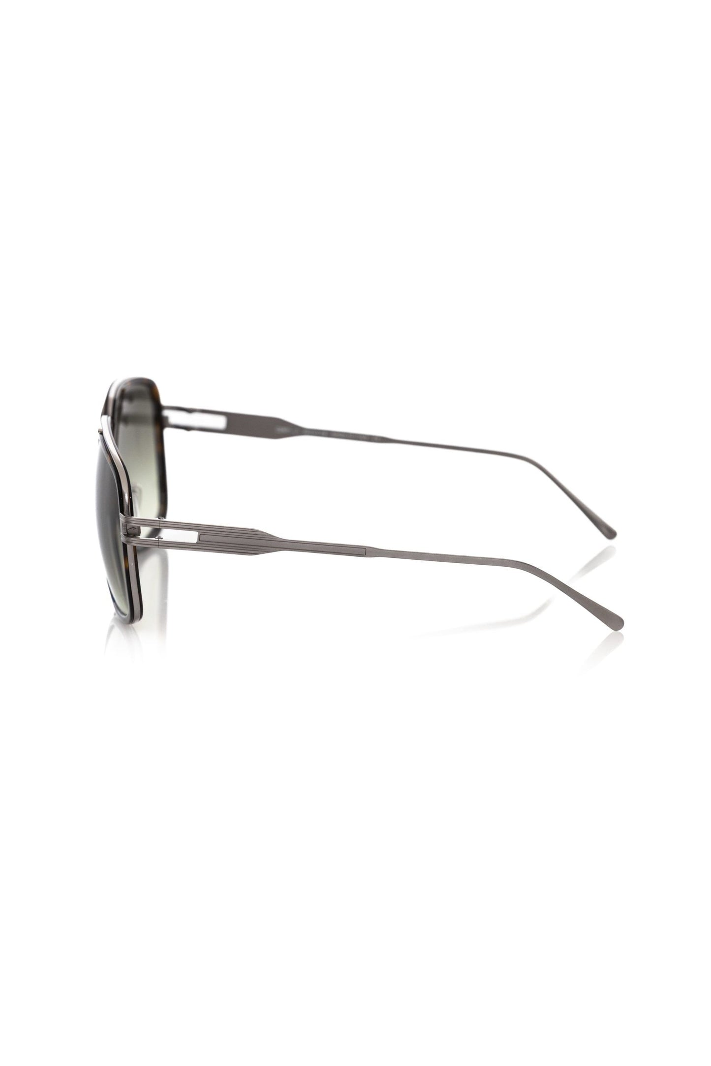 Frankie Morello Braun Metallic Fiber Männer Sonnenbrille