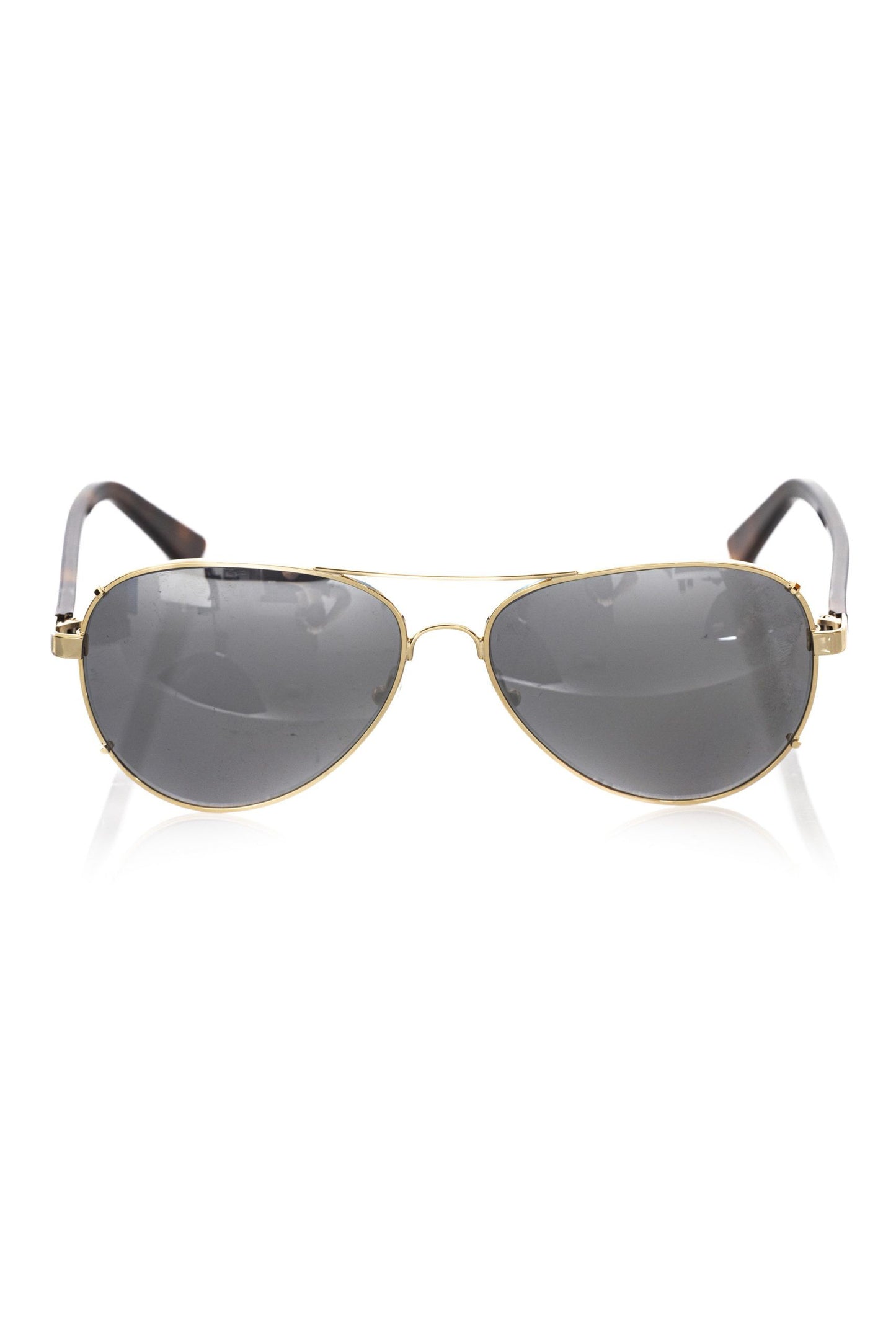 Frankie Morello Gold Metallic Fiber Herren-Sonnenbrille