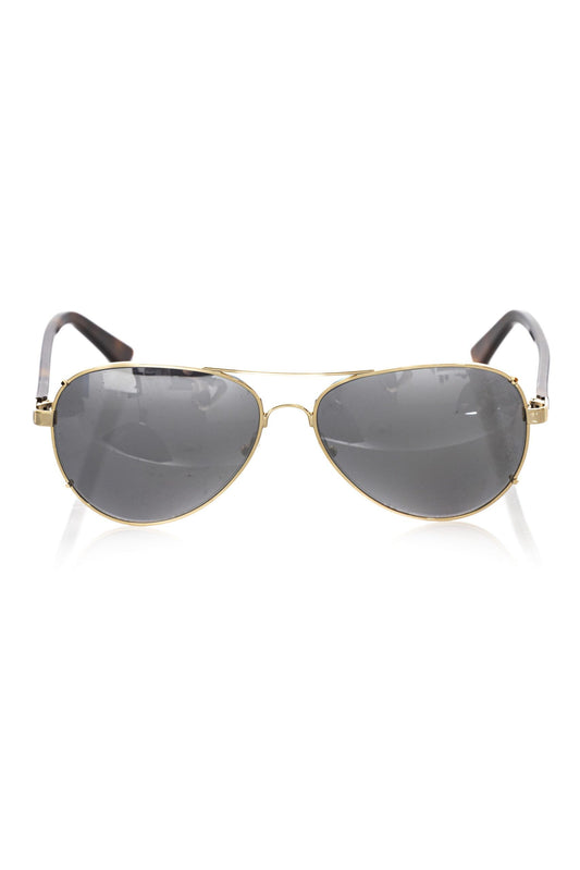 Frankie Morello Gold Metallic Fiber Herren-Sonnenbrille