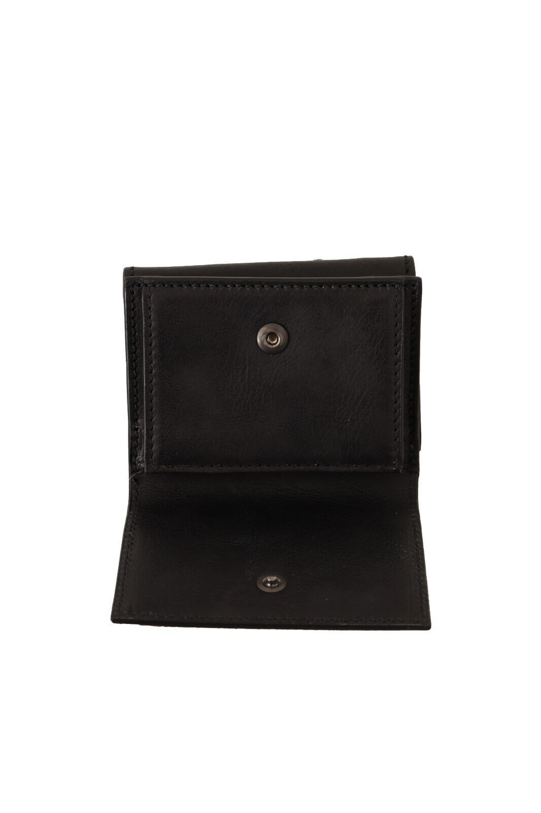 Dolce & Gabbana Elegantes Leder Trifold Multi Kit mit Riemen