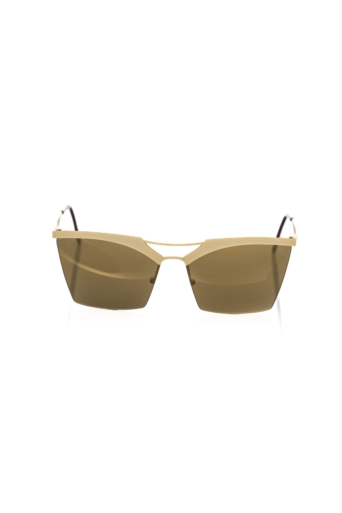 Frankie Morello Gold Metallic Damen Sonnenbrille