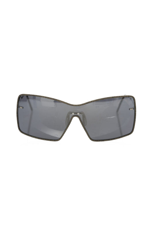 Frankie Morello Schwarz Metallic Frauen Sonnenbrille