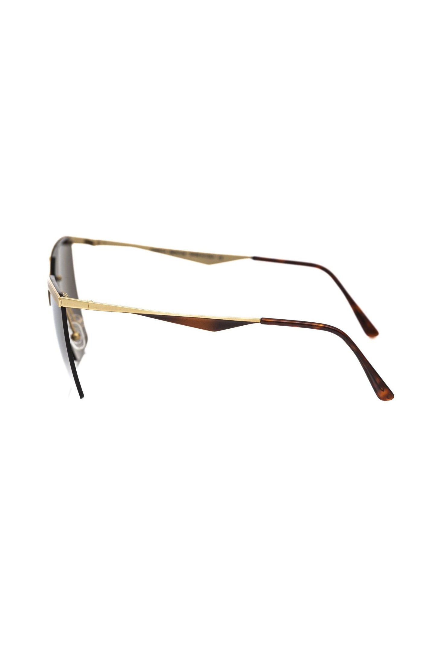 Frankie Morello Gold Metallic Damen Sonnenbrille