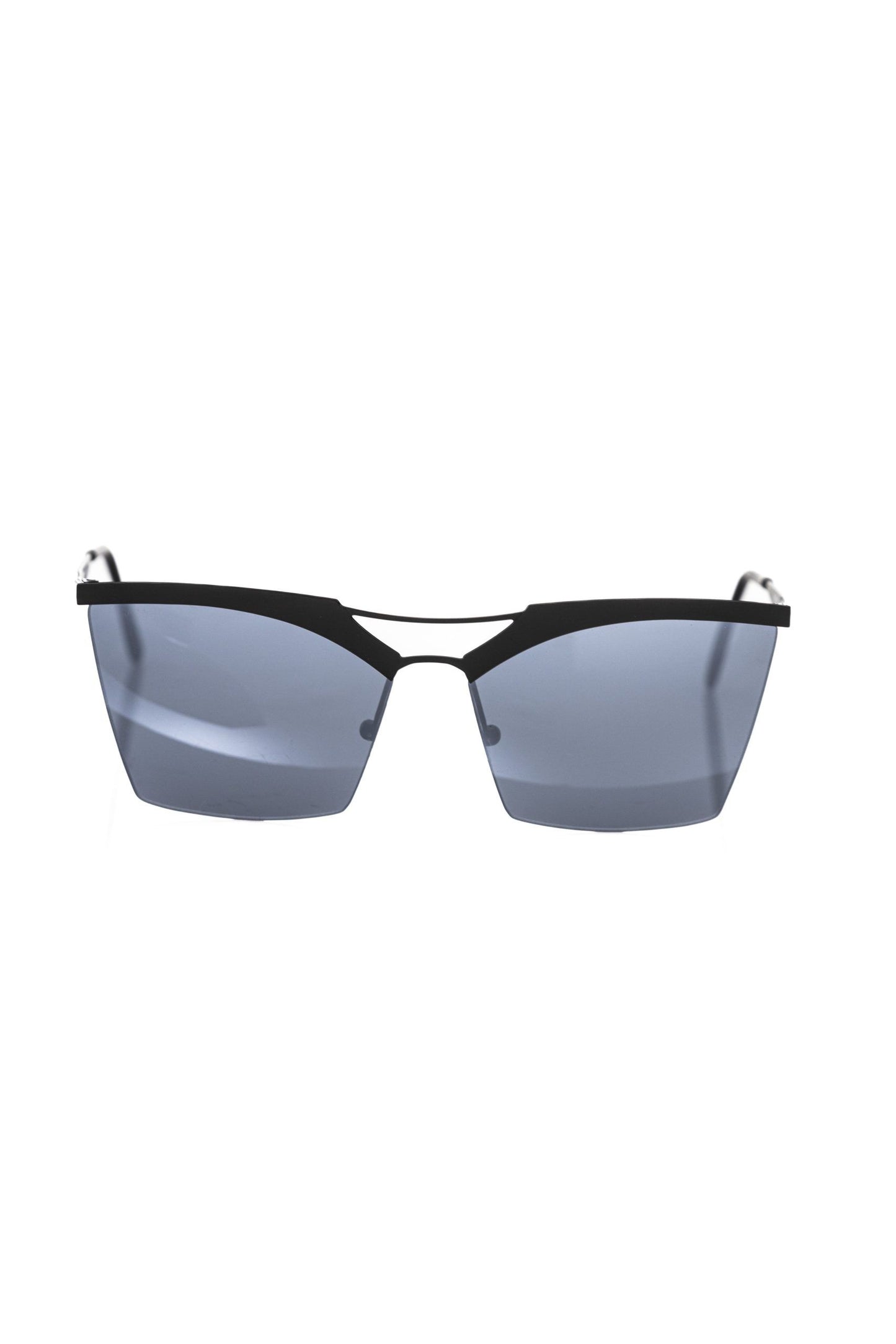 Frankie Morello Schwarz Metallic Damen-Sonnenbrille