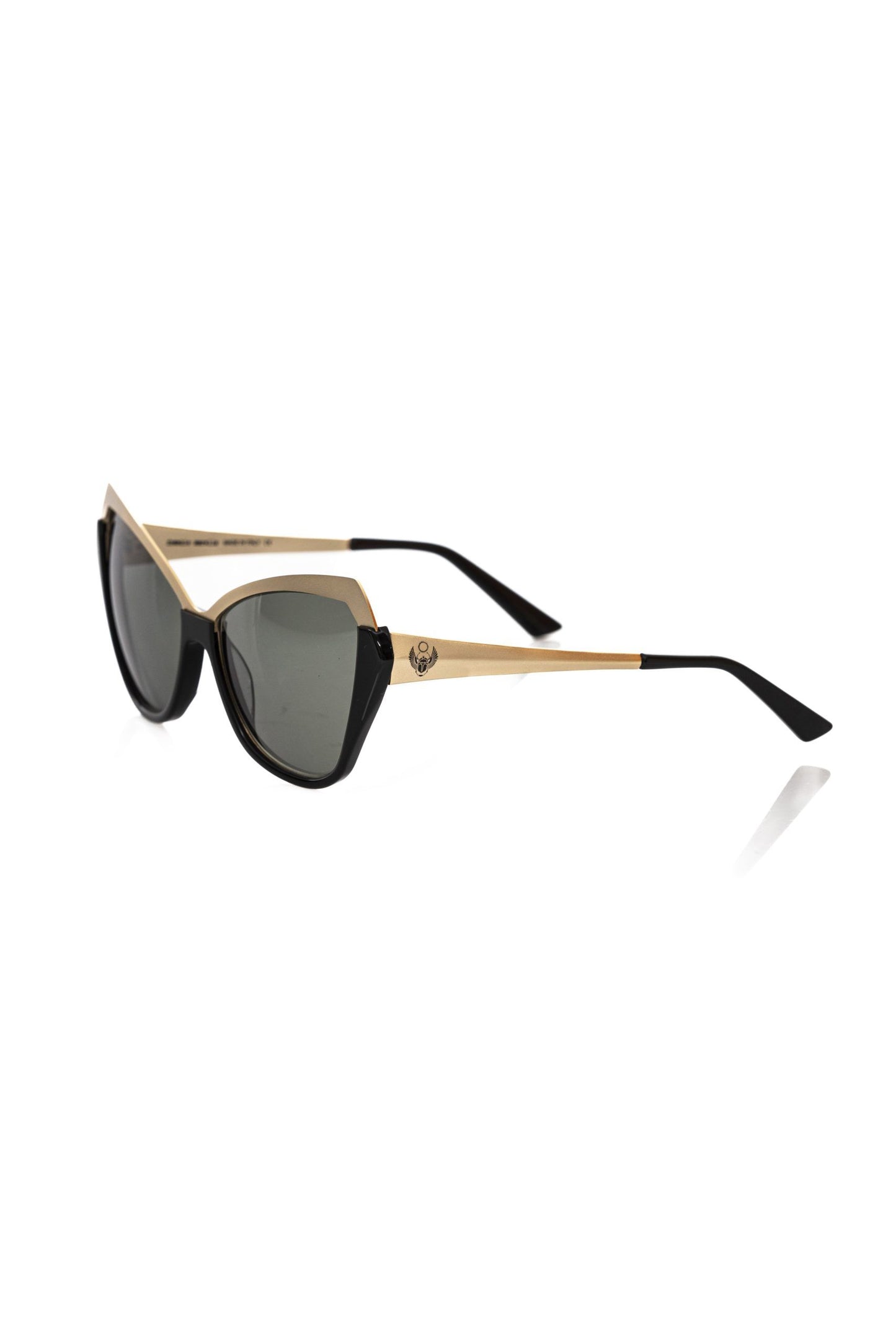 Frankie Morello Schwarze Acetat-Sonnenbrille für Frauen