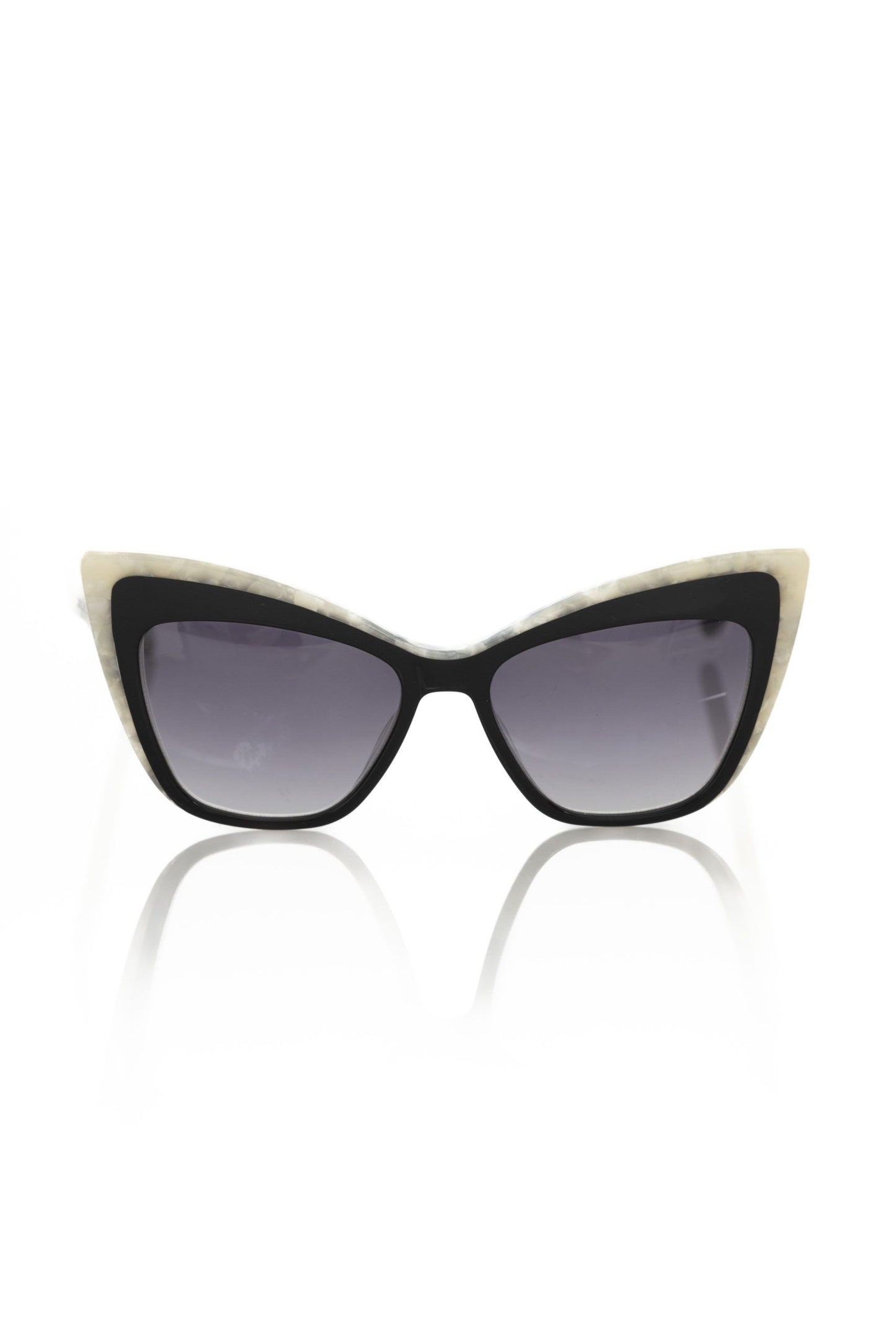 Frankie Morello Schwarze Acetat-Sonnenbrille für Frauen