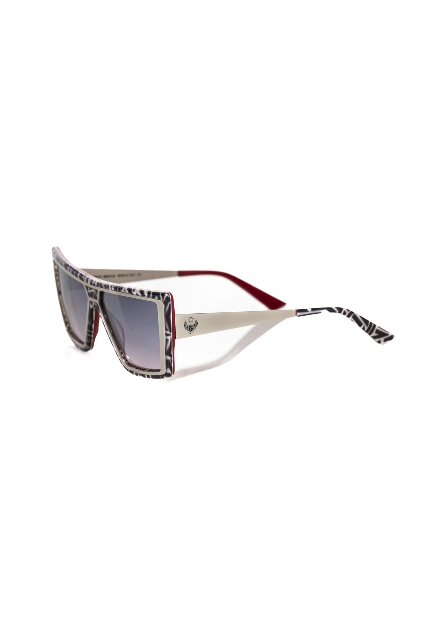 Frankie Morello Schwarze Acetat-Sonnenbrille für Frauen