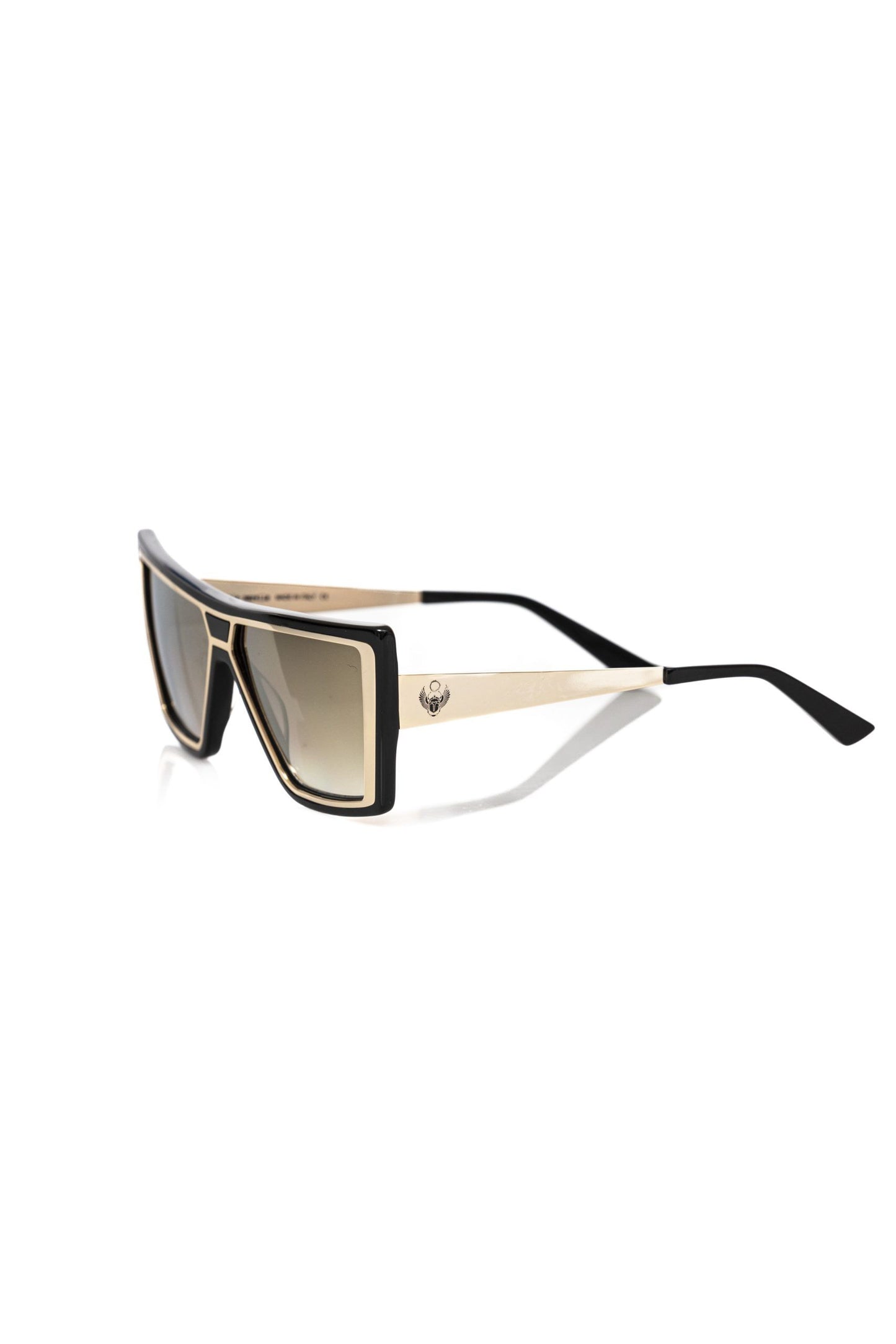 Frankie Morello Schwarze Acetat-Sonnenbrille für Frauen