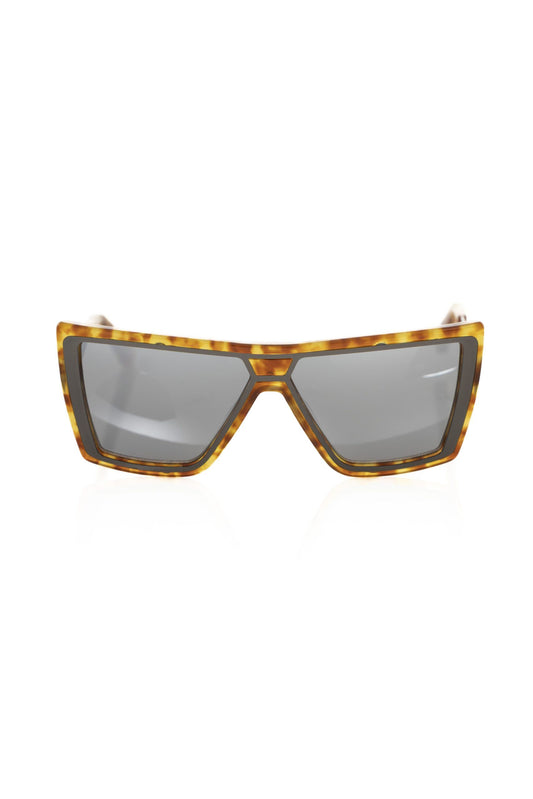 Frankie Morello Braune Acetat-Sonnenbrille für Frauen