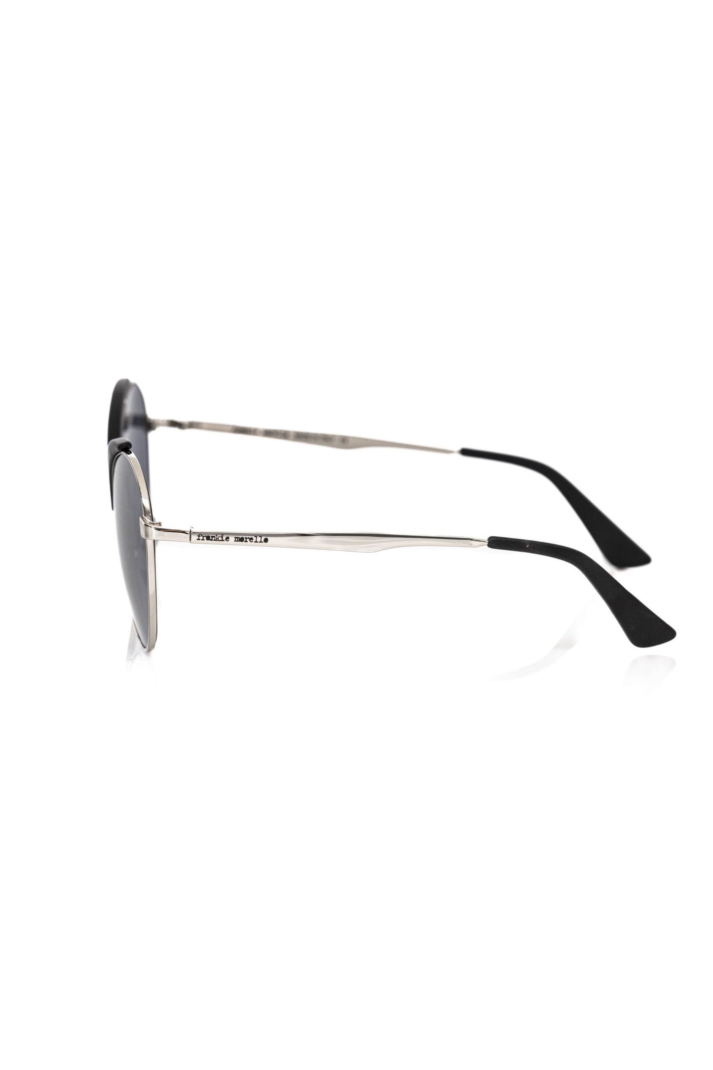 Frankie Morello Schwarz Metallic Frauen Sonnenbrille