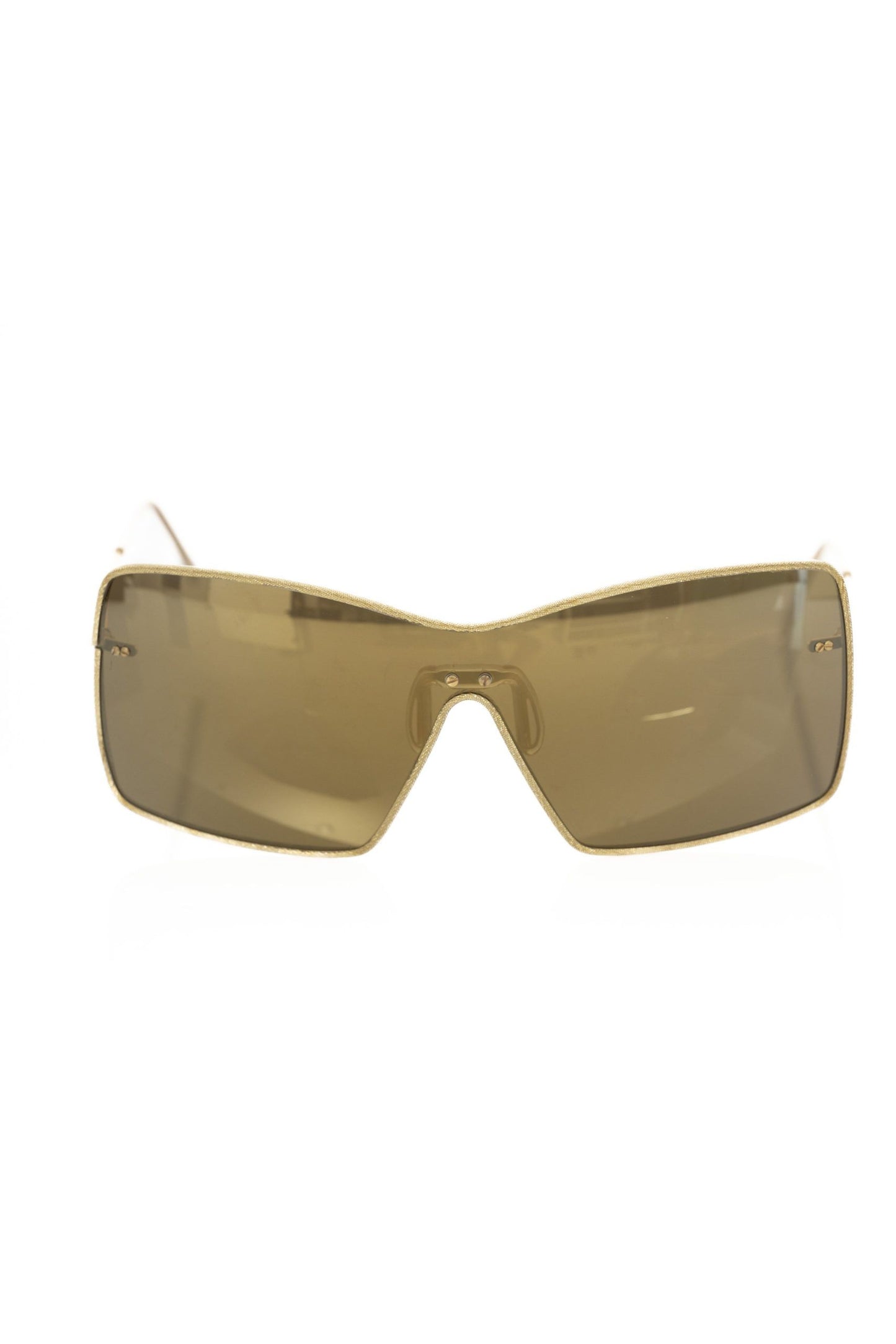 Frankie Morello Gold Metallic Fibre Damen Sonnenbrille