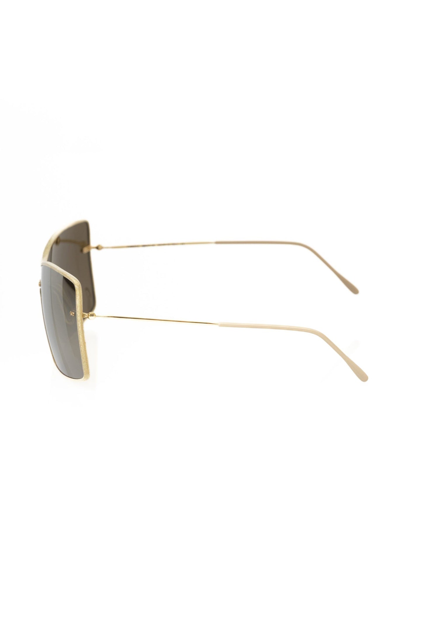 Frankie Morello Gold Metallic Fibre Damen Sonnenbrille