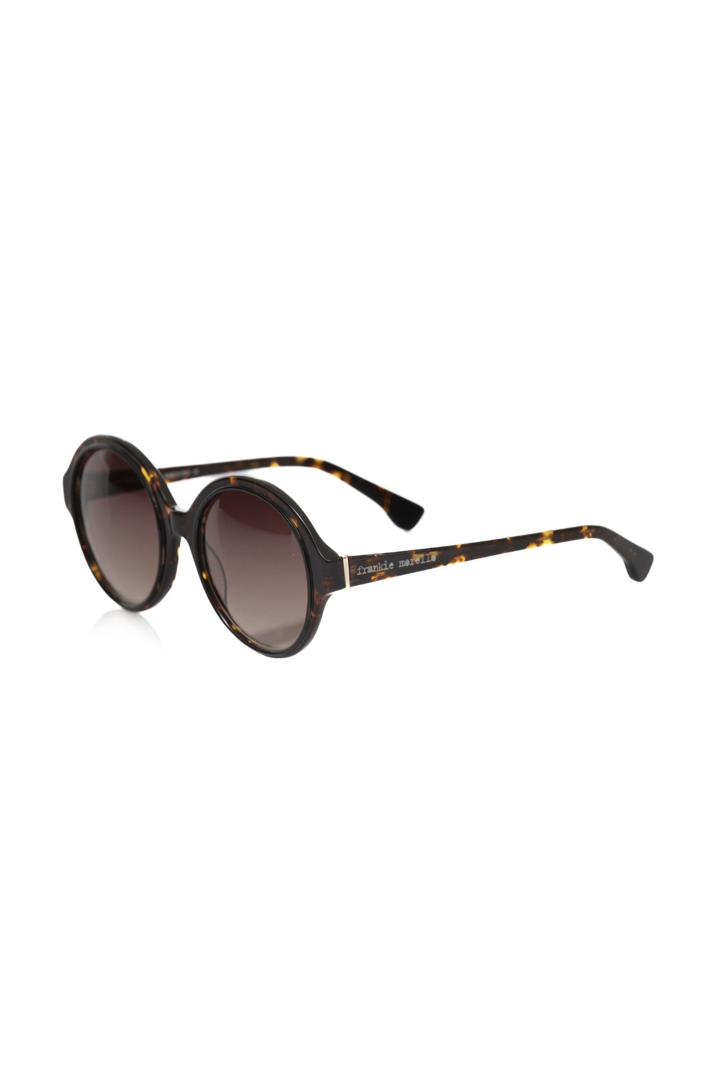 Frankie Morello Schwarze Acetat-Sonnenbrille für Frauen