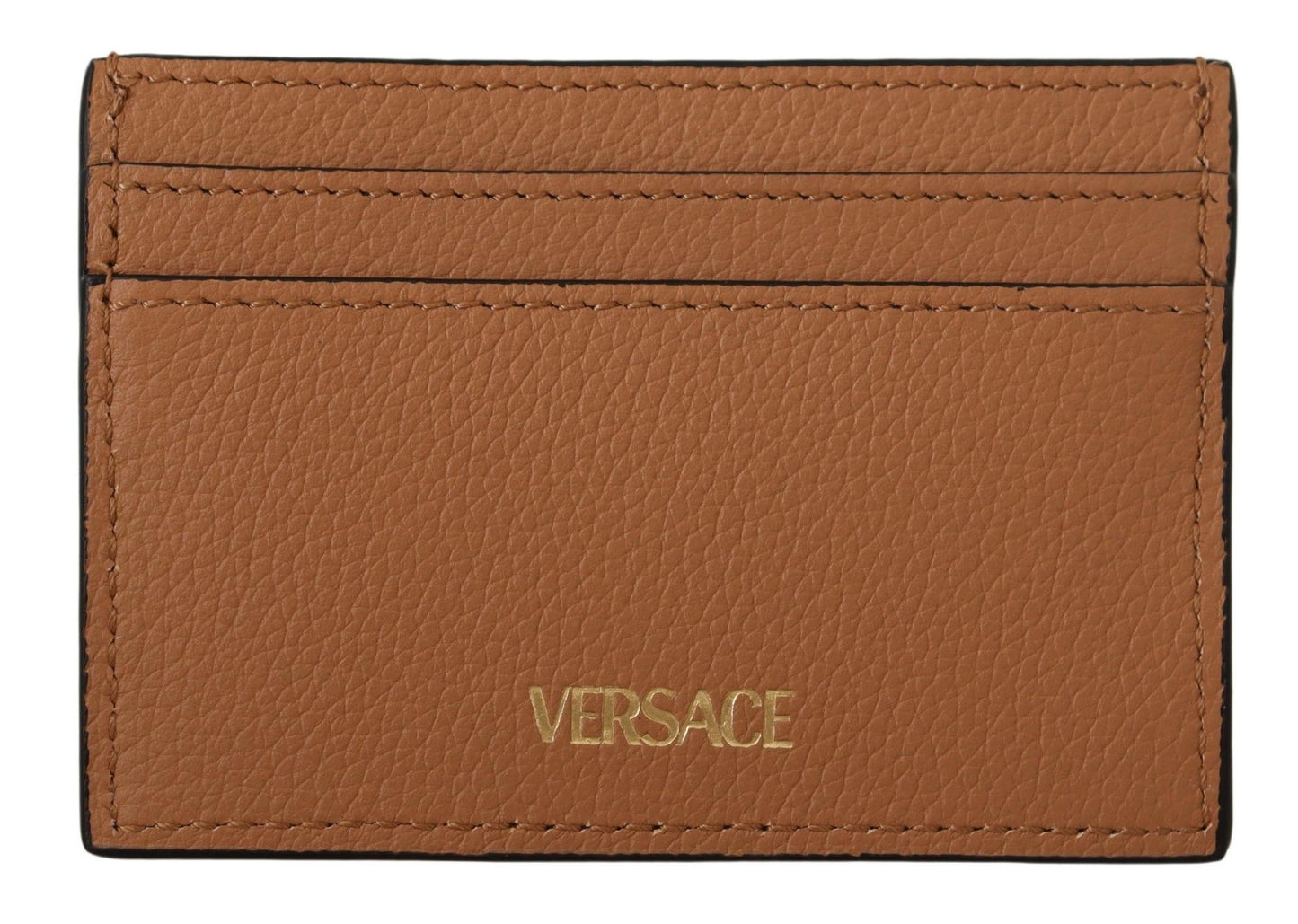 Versace Elegantes Medusa-Kalbsleder-Kartenetui