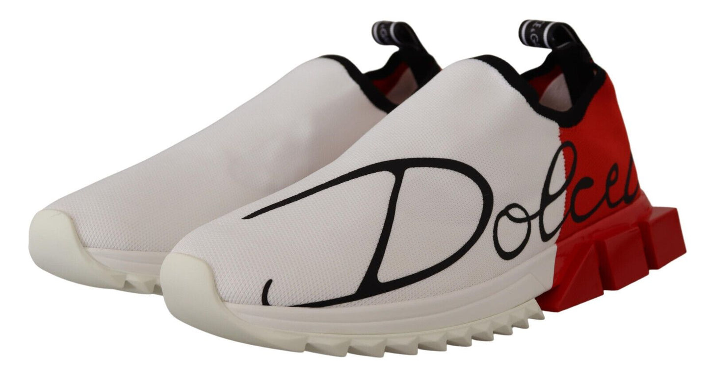 Dolce & Gabbana Elegante Sorrento Sneakers in Weiß