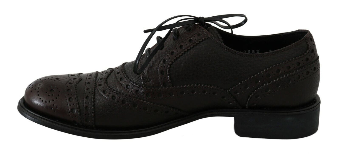 Dolce & Gabbana Elegante Wingtip-Derby-Schuhe