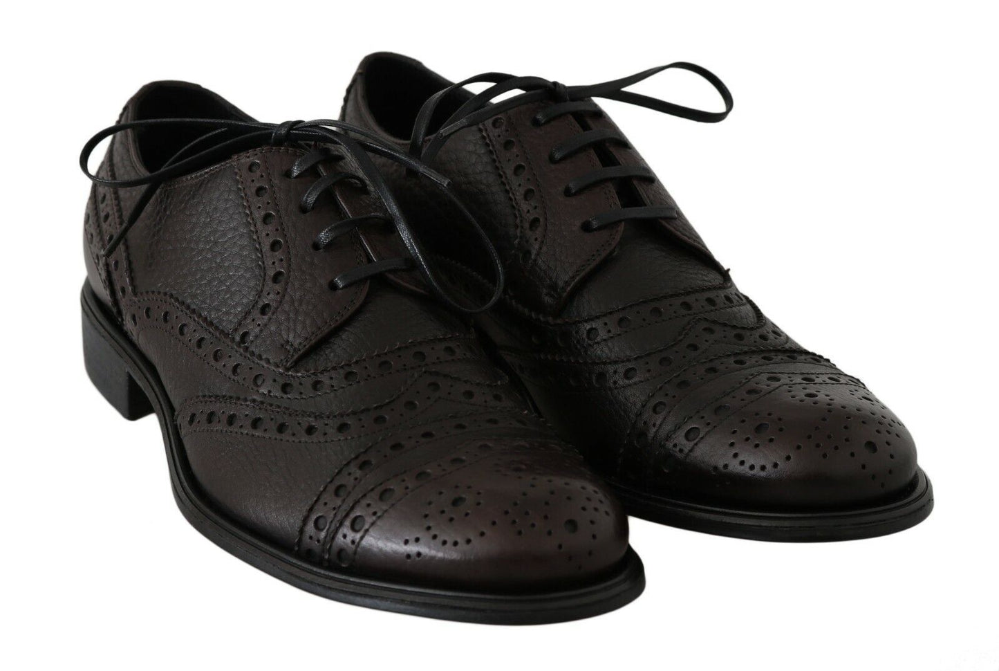 Dolce & Gabbana Elegante Wingtip-Derby-Schuhe