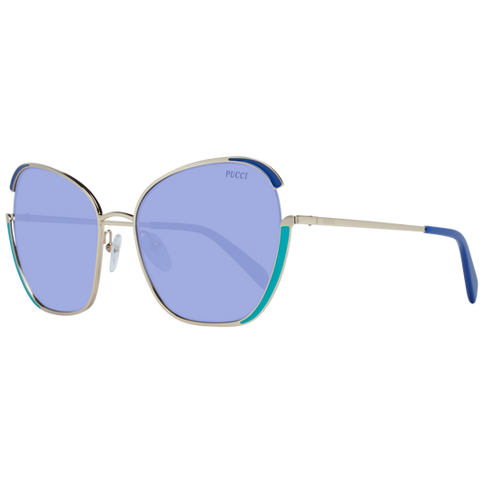 Emilio Pucci Gold Frauen Sonnenbrille