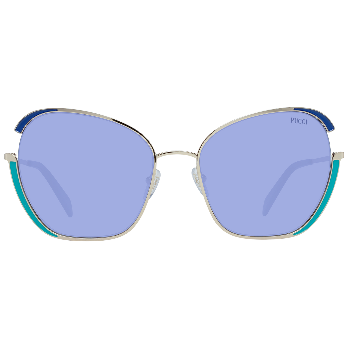 Emilio Pucci Gold Frauen Sonnenbrille