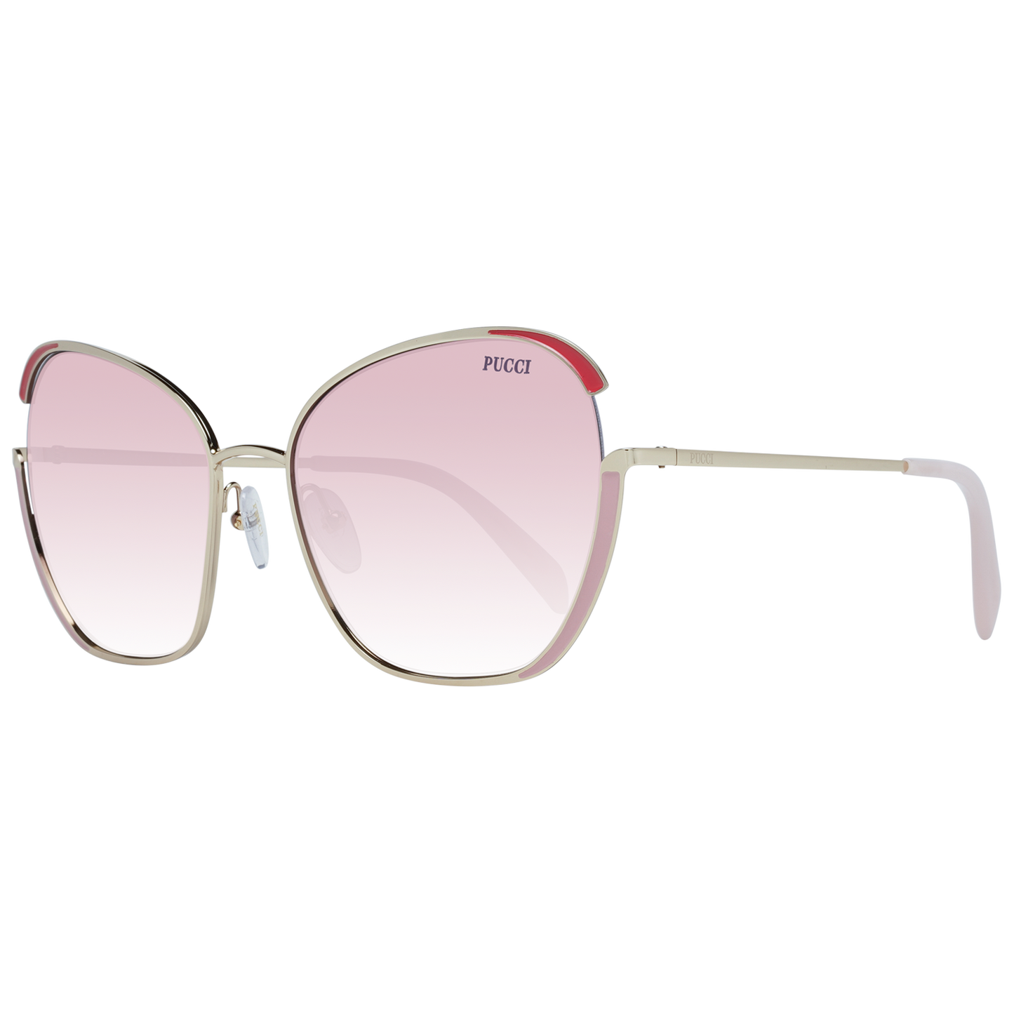 Emilio Pucci Gold Frauen Sonnenbrille