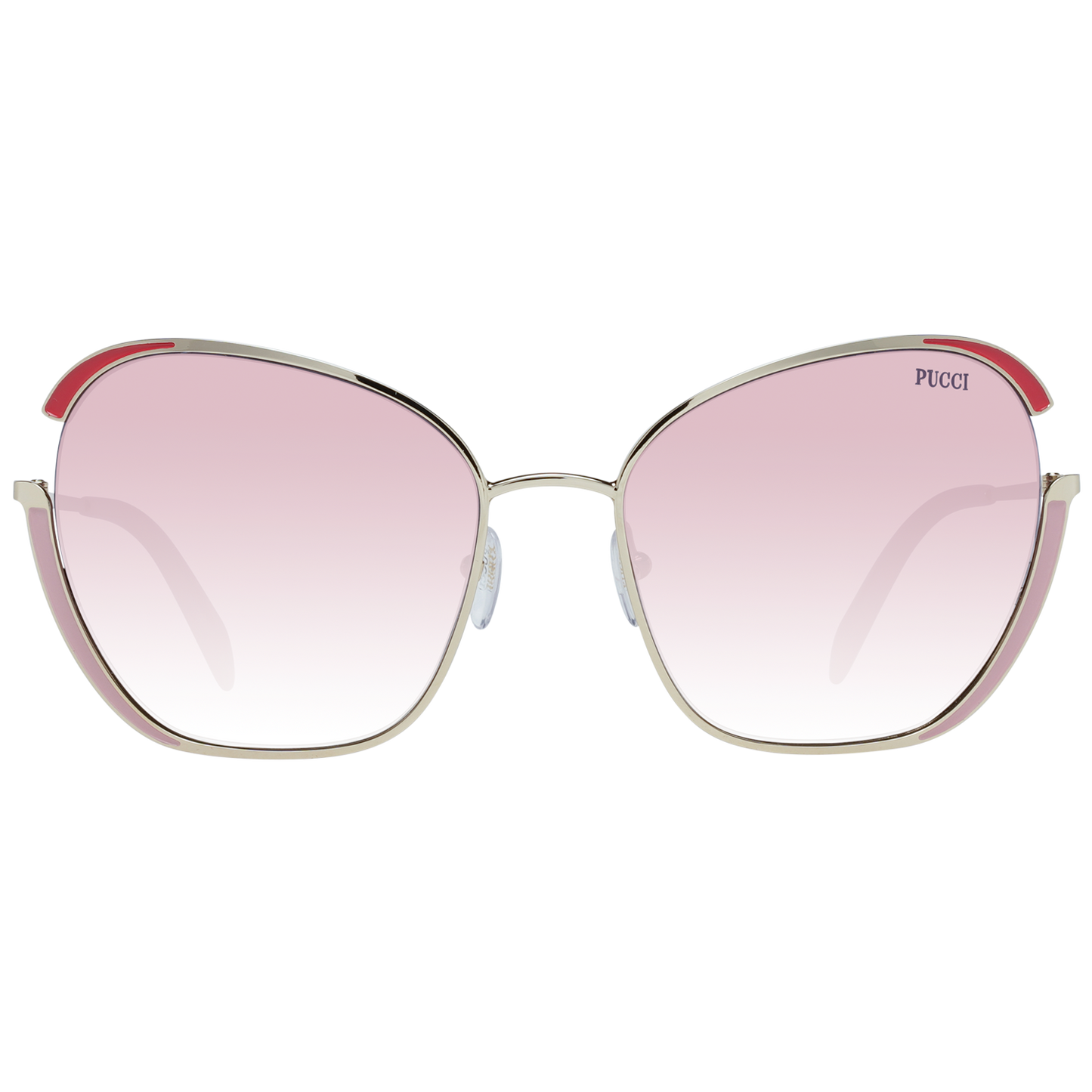 Emilio Pucci Gold Frauen Sonnenbrille