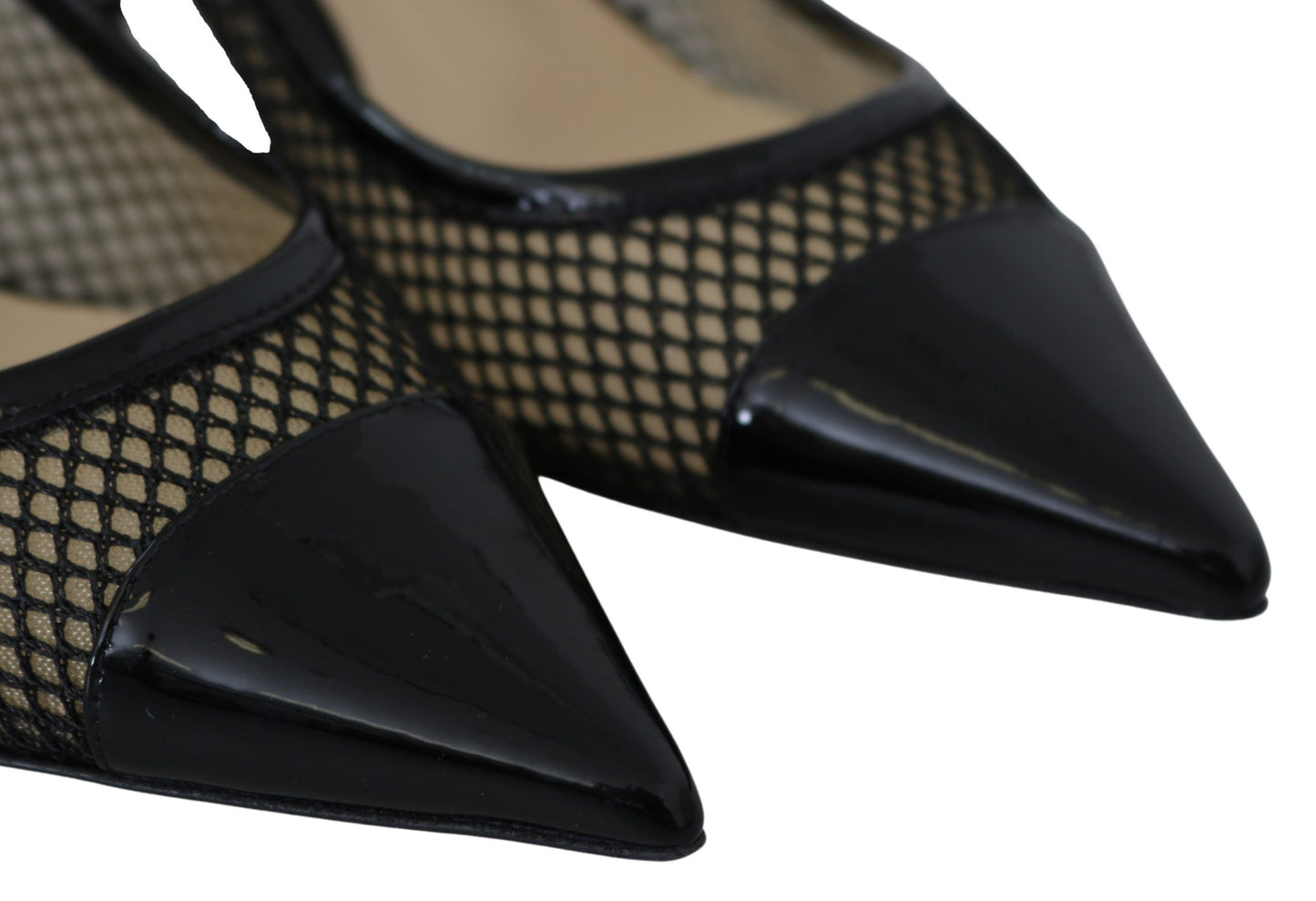 Jimmy Choo Schicke spitze Pumps aus Lackmaschee