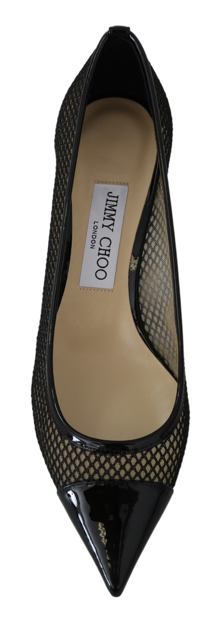 Jimmy Choo Schicke spitze Pumps aus Lackmaschee