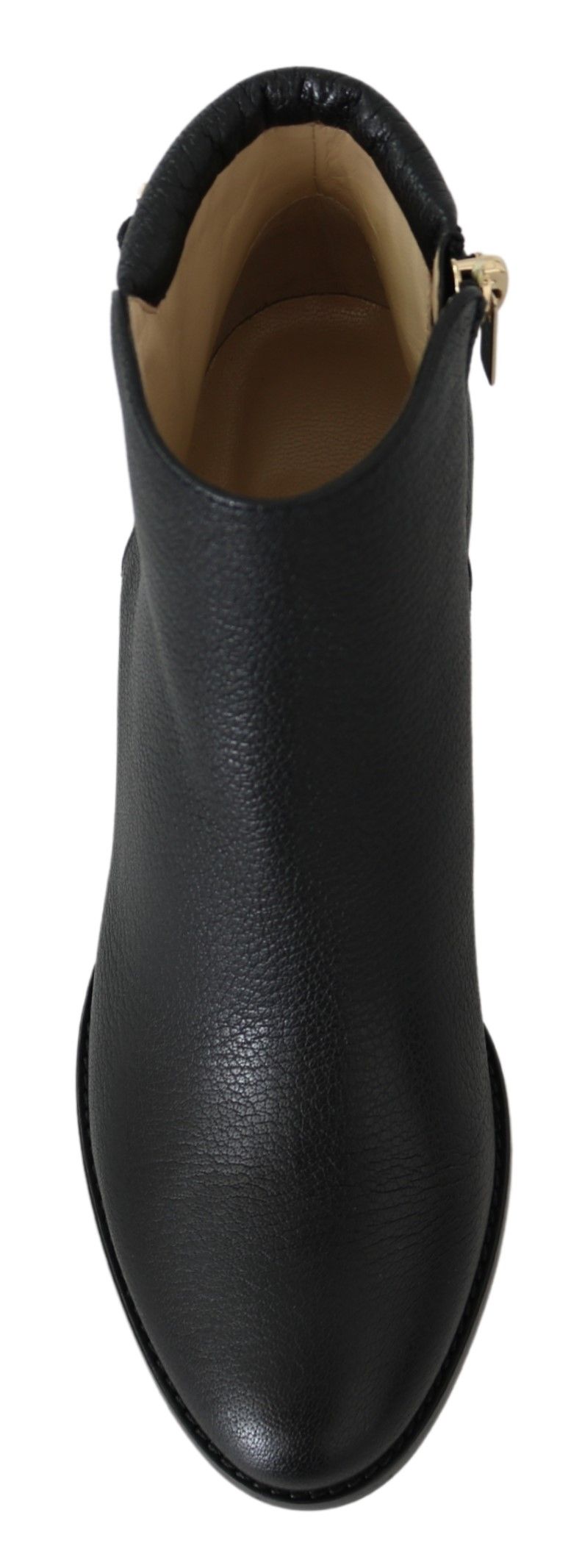 Jimmy Choo Elegante schwarze Lederstiefel mit Absatz