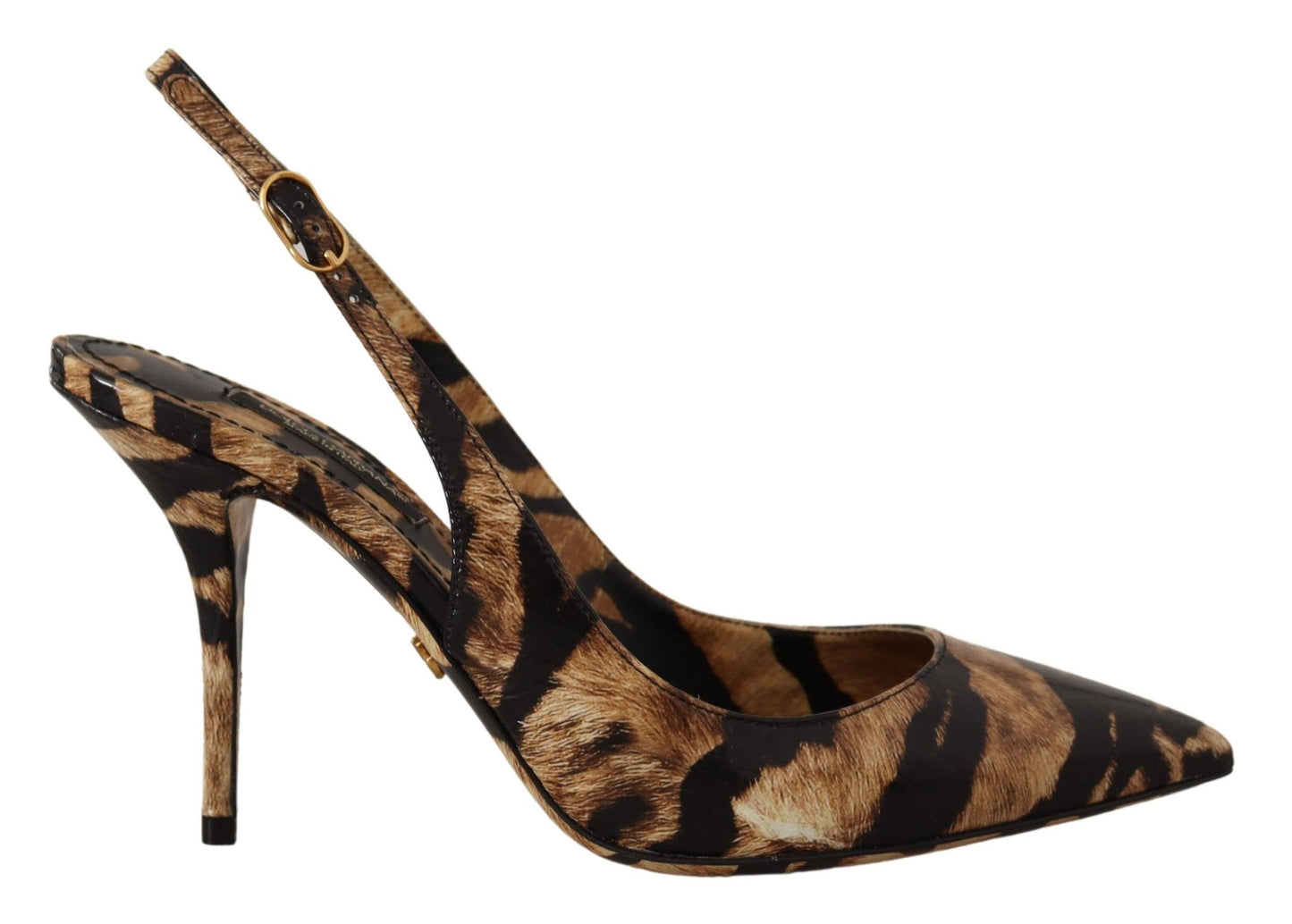 Dolce & Gabbana Tiger-Muster Slingback Heels Pumps