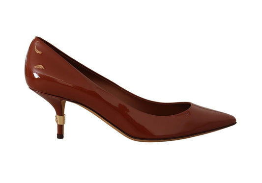 Dolce & Gabbana Elegante Lackleder Heels Pumps