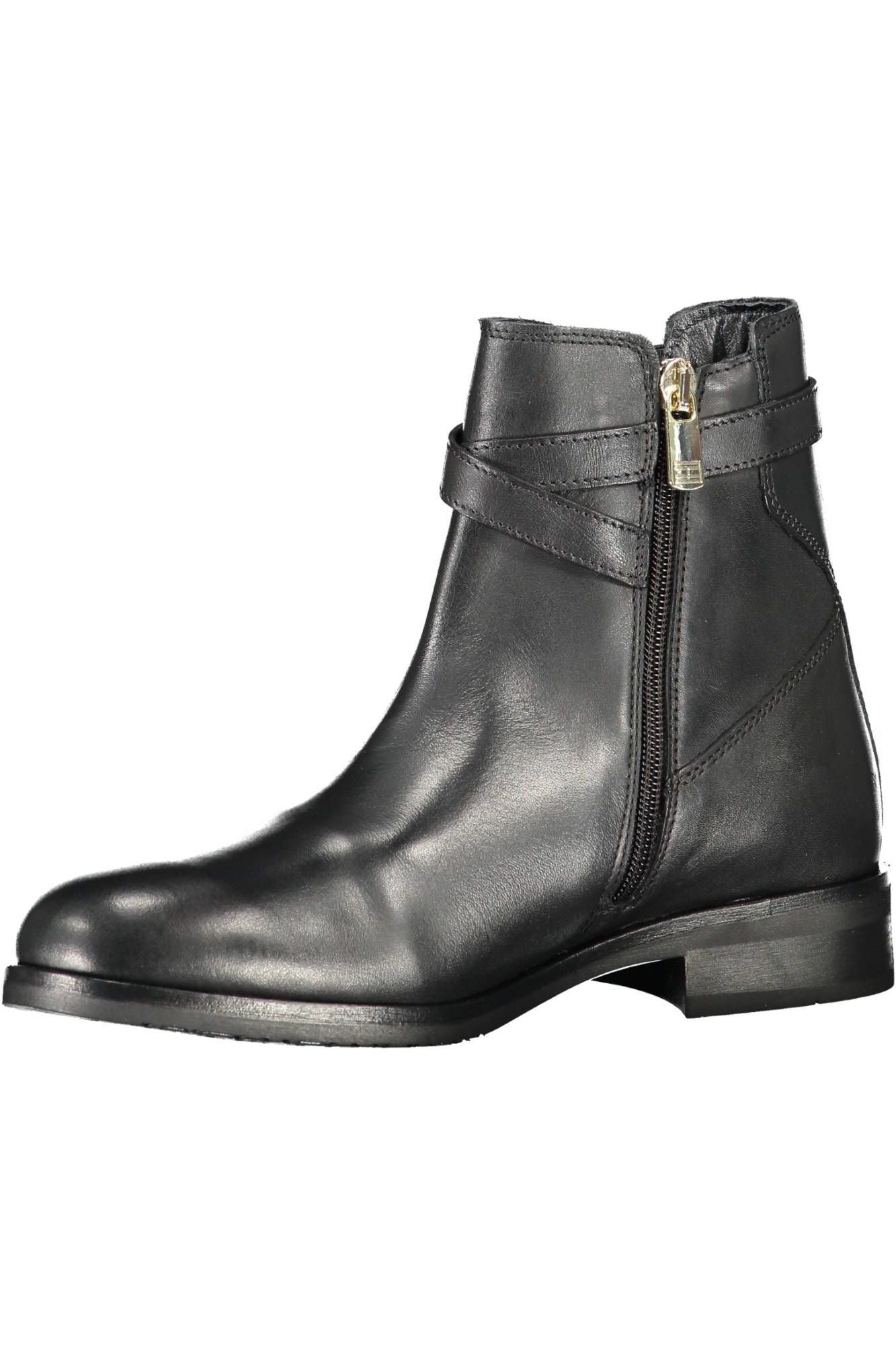 Tommy Hilfiger Schwarzes Leder Damen Stiefel