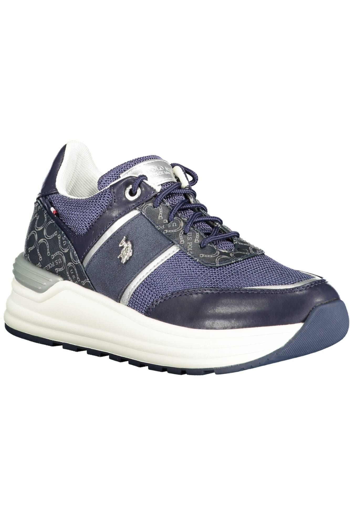 U.S. POLO ASSN. Schicke blaue Sport-Sneakers zum Schnüren